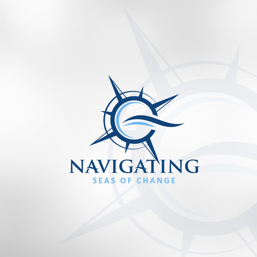 Nautical themed conference logo! Design by petir jingga
