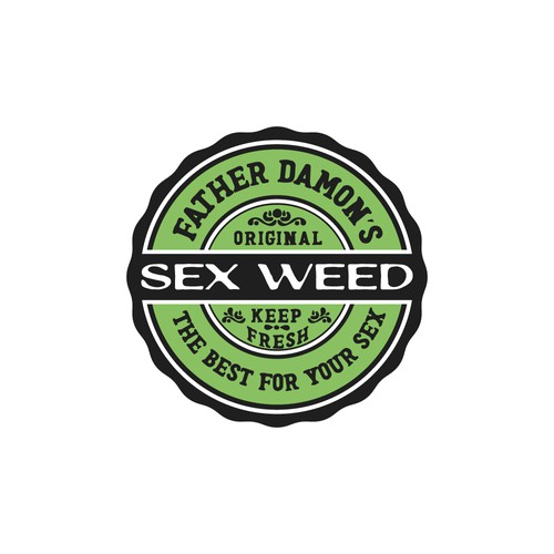 Fun design for a new marijuana brand! Design by SEVEN 7