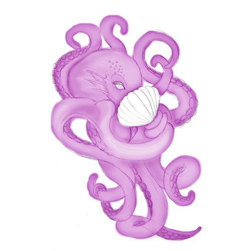 Design Mischievous Octopus Character for hottest card game 2019! Design by RoseHutch Studio