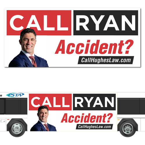 Bus Ad for Lawyer - Need diff styles Design réalisé par TypeF Design