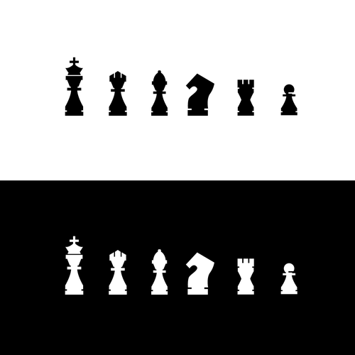 Chess piece design to be stamped onto all of our games Design by END™