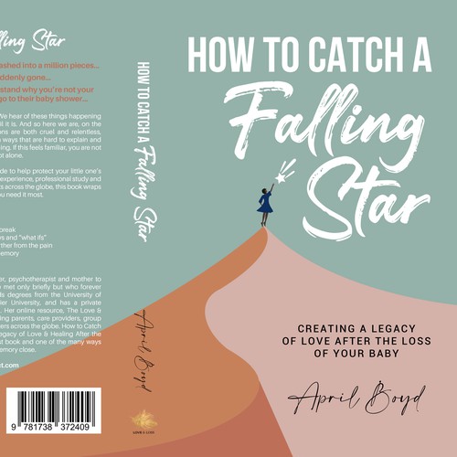 Design a book cover for "How to Catch a Falling Star" Design by ~99~