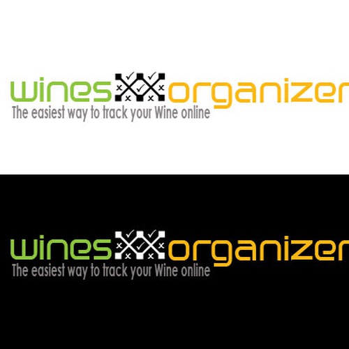 Wines Organizer website logo Design by moltoallegro