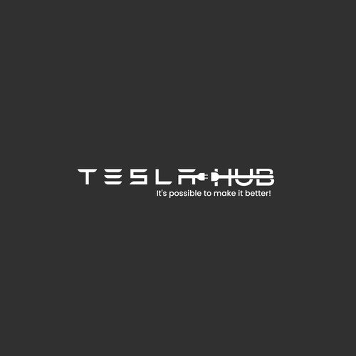 Tesla Shop braucht ein Logo für den Start! Design by Victoria Cova