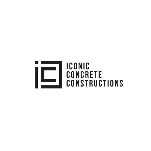 Iconic Concrete Constructions needs a simple yet innovative logo | Logo ...