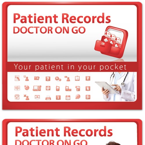 Need user friendly icon or button set for innovative Android App for Phones and Tablets : Patient Records Doctor on Go Design von manuk