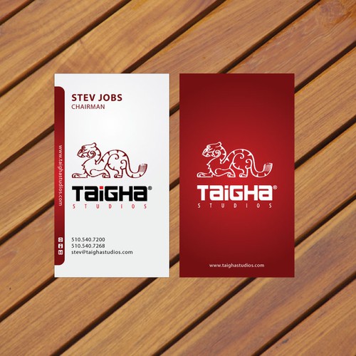 New business Card for Taigha Studios デザイン by Concept Factory