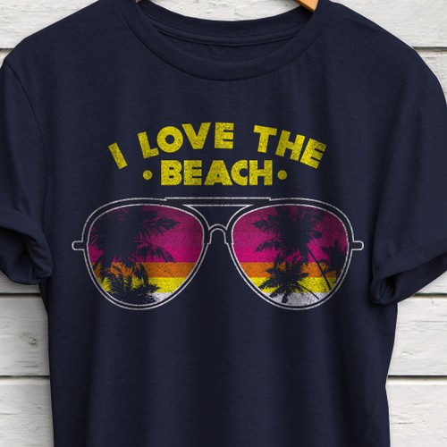 [GUARANTEED] Beach-themed tee-shirt Design by smwdy