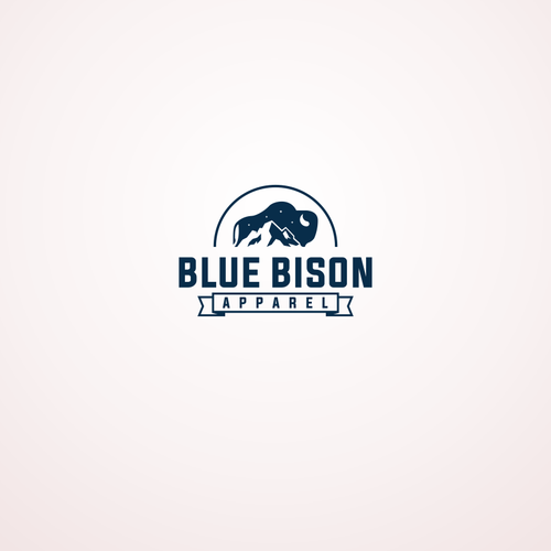 Create an outdoor adventure logo for Blue Bison Apparel! | Logo design ...