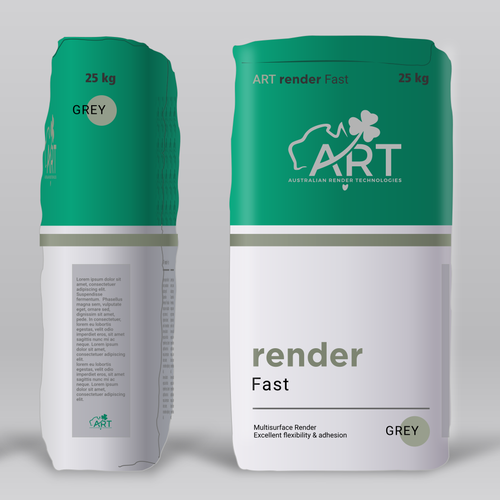 Package design for Specialised Cement Finishes Diseño de K-Art Lab