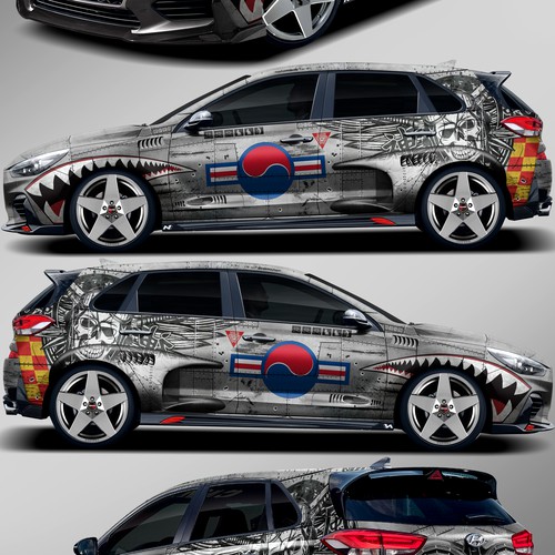  HSC Design Custom Decal Car for Alliance Hawk JIU