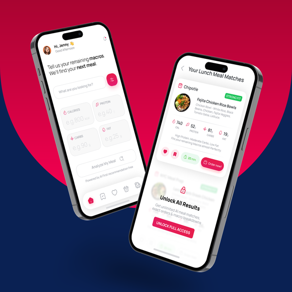 Design by KERON☆ titled "Design a High-Performance AI Fitness App"