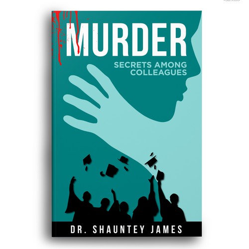 Cover for a classic murder mystery where secrets and lies fly among college professors Design by Bigpoints