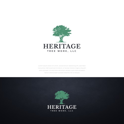 Design a money-attracting logo and business card for a tree service company. Design by genesis.design