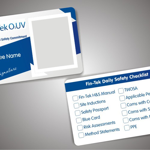 ID Card design Design by D J K