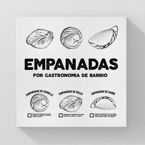 Empanada Box Design by Jdodo