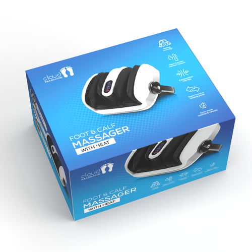 Ecom/Retail - Foot Massager Box Design Design by KreativeAnt✏