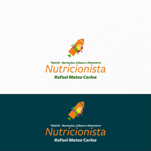 Logo/Identidade Visual para Nutricionista, investigador e atleta Design by apelsini