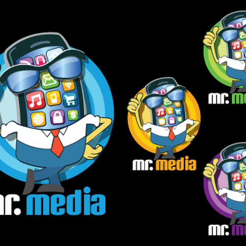 Design a logo for Mr. Media. A new name in mobile entertainment. Design by ✅ cybrjakk