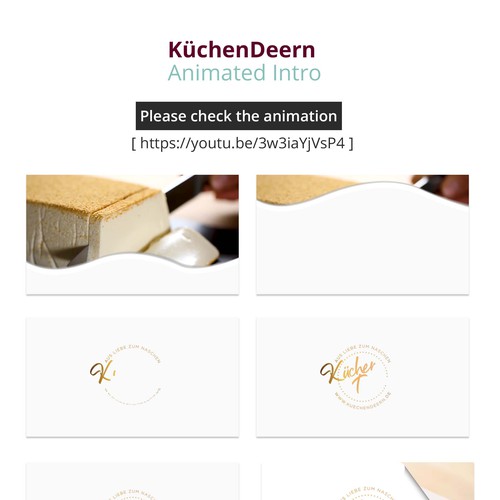 Feminine & Fun Animated YouTube Baking Intro Wanted Design by Prithwish_Design™