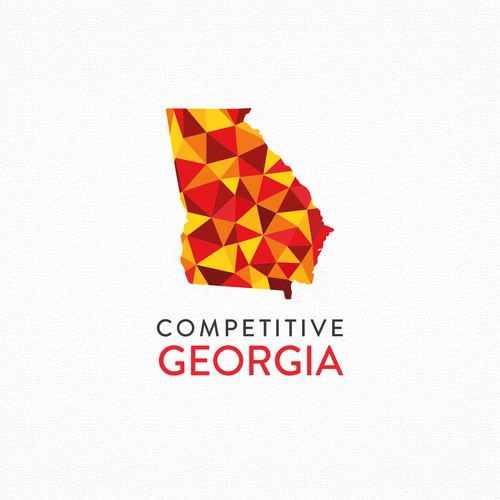 Create a logo using the state of GA as the main image underlying the
economic strength of diversity Diseño de Jilldreamer