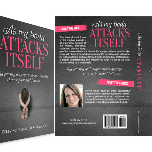 Create a cover for a book on autoimmune disease, chronic pain & fatigue! Design by stojan mihajlov