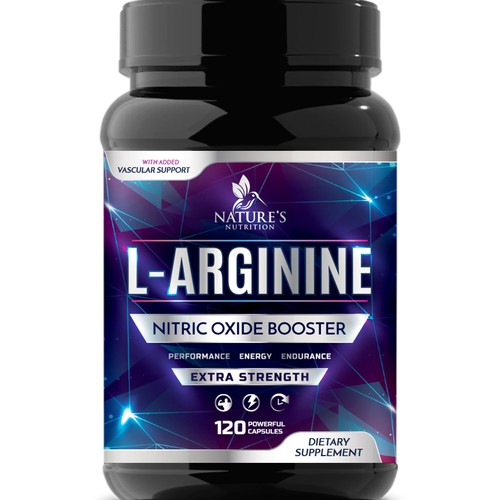 Powerful L-Arginine Capsules Design Needed for Nature's Nutrition Design von Wfemme