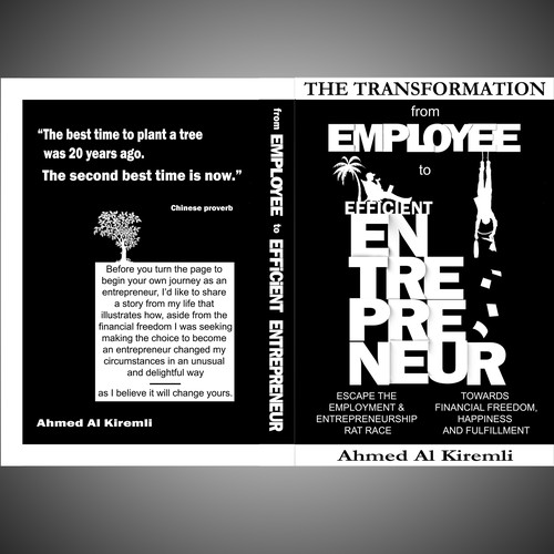 Design a Simple & Innovative Book Cover for the Transformation from Employee to Efficient Entrepreneur Design by PaviDesign