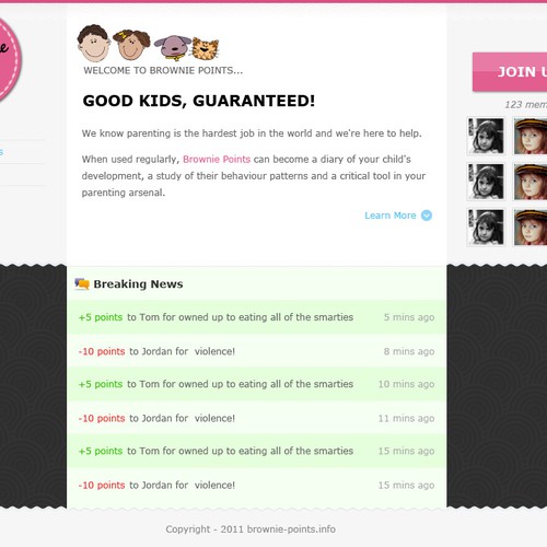 New website design wanted for Brownie Points Ontwerp door BLK