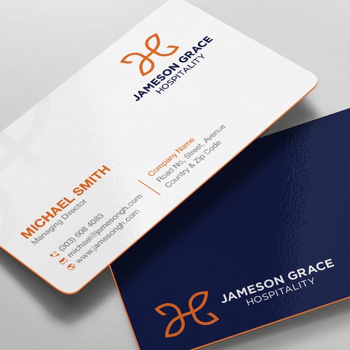 Create a modern and clean business card for a parent company with 4 subsidiaries Design by CilioLab✦