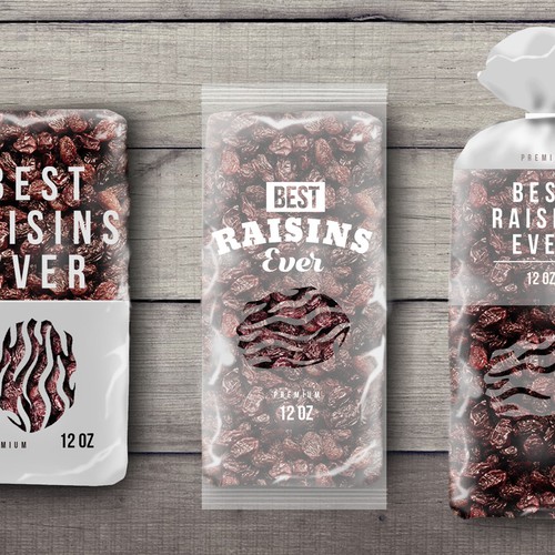 Design Best Raisins Ever - package design for PREMIUM raisins por CobyStar