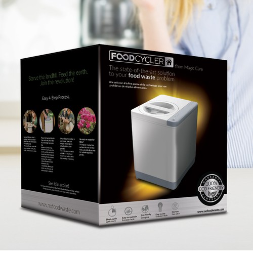 Food Cycler Indoor Composter Package Design Design by Mr. Ozz