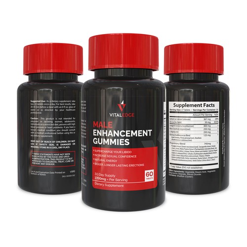 Designs | Design a bottle label for a Male Enhancement Supplement ...