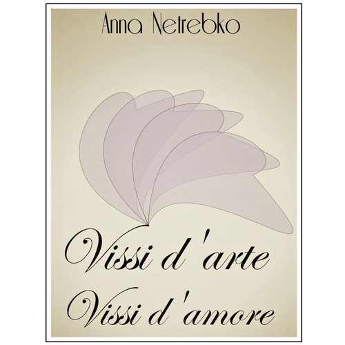 Illustrate a key visual to promote Anna Netrebko’s new album Réalisé par Imaginart