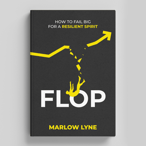 Design a book cover for a book called "FLOP" ! Design by Purushotham49