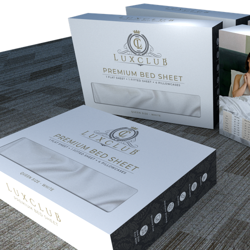 Design In-Store Packaging for Bed Sheets Design by ArtisteXz
