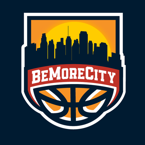 Basketball Logo for Team 'BeMoreCity' - Your Winning Logo Featured on Major Sports Network Design by JDRA™