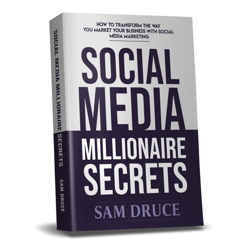 Design A Social Media Marketing Book Cover Being Sent to 500,000 in 10 days! Design by Shark Azer