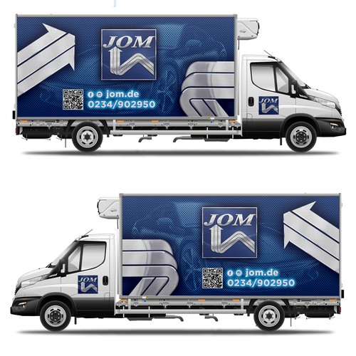 Rotulación de auto, camión o camioneta propuesta en el concurso por ssrihayak