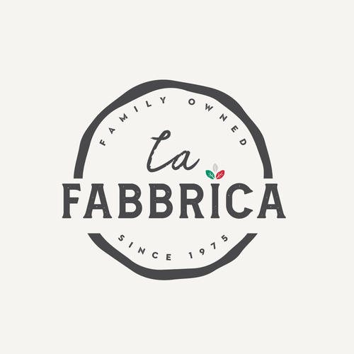 We need a powerful logo for our pizza production - La Fabbrica Design by GK_Kolektiv