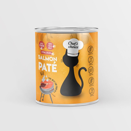 Design a super premium pet food packaging! Design by Budour A.