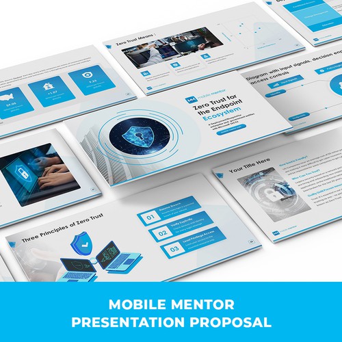 Mobile Mentor - Zero Trust Deck Design by SlideFactory