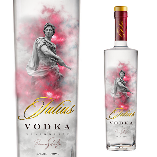 Label design for new vodka Brand Design by LucaToni