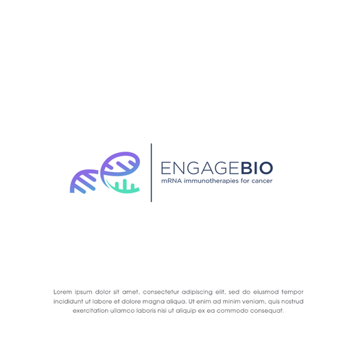 mRNA cancer immunotherapy company logo Design by helloJasmine