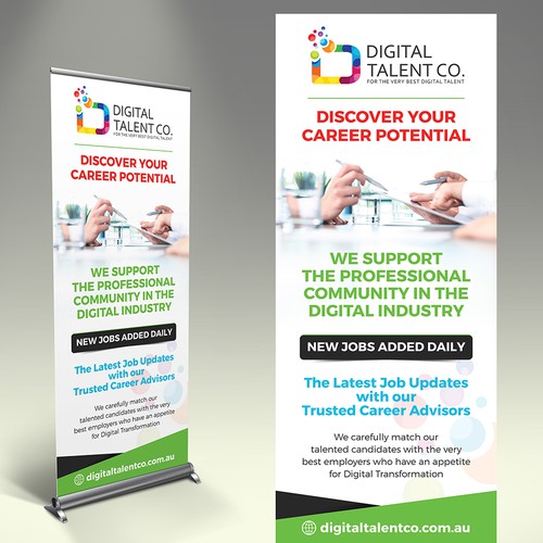 Stand Up Banner Design Design by inventivao