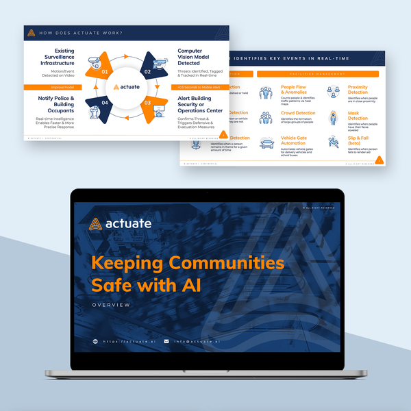 Powerpoint Template for AI Security Systems