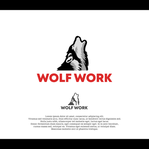 Diseño de WOLF WORK ,or  WW   its a tactical brand military de emardesigns