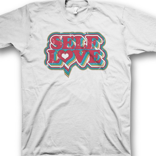 SELF LOVE MERCH T-SHIRT Design by saka.aleksandar