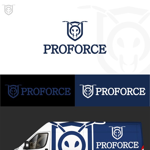 Create a simple Font logo for PROFORCE Design by Replika designs