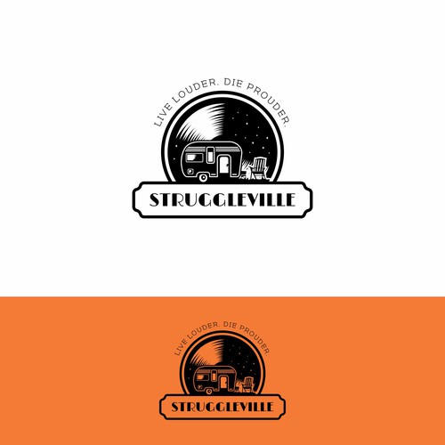 Folk Music Label Logo Design por Syarif HC